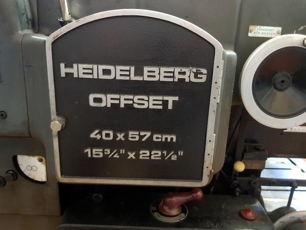 1#3310 Macchina tipografica Offset Heidelberg in vendita - foto 4