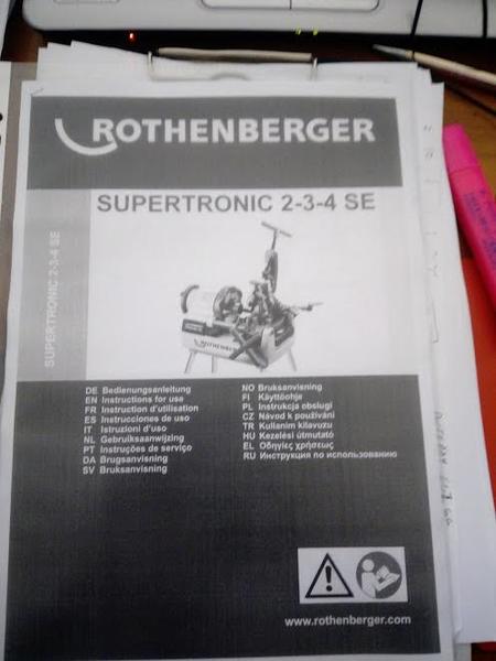 4#3312 Filettatrice elettrica 2 Rothemberger in vendita - foto 3