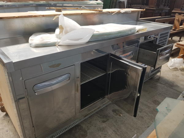 9#3329 Banco frigo bar a 4 cassetti e 2 sportelli in vendita - foto 3