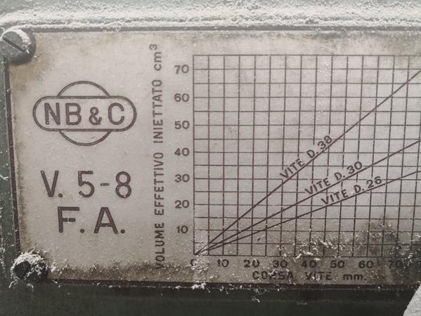 4#3340 Pressa iniezione Negri Bossi in vendita - foto 2