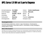 Immagine 2 - Autovettura Opel Corsa 1.2 elegance - Lotto 16 (Asta 3357)