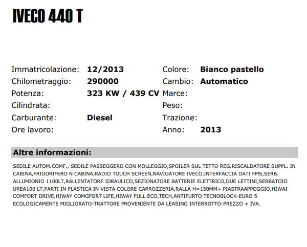 22#3357 Iveco 440 /T in vendita - foto 2