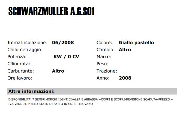 19#3361 Rimorchio Schwarzmuller a.g.s01 in vendita - foto 2