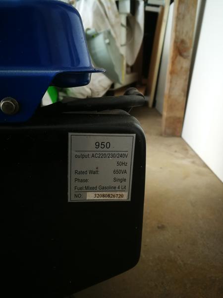 120#3362 Generatore elettrico da campeggio 1kw in vendita - foto 3