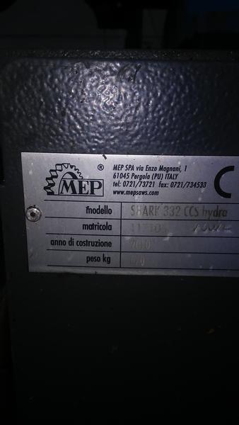 17#3370 Segatrice Mep Shark 332 CCS Hydra in vendita - foto 5