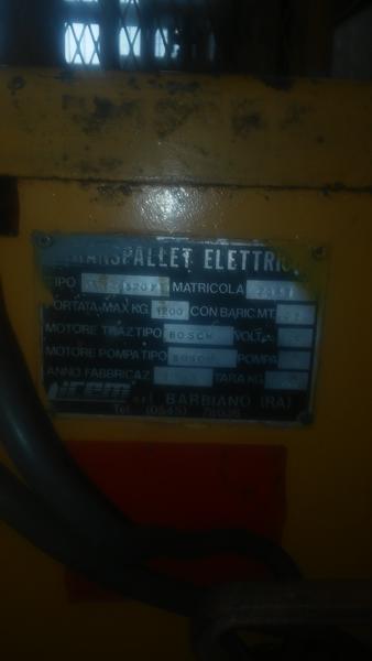 8#3370 Sollevatore a batteria Icem in vendita - foto 5