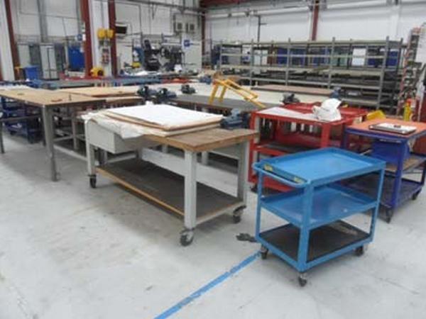 1#3373 Giacenze di magazzino e attrezzature per l’assemblaggio di macchine industriali in vendita - foto 70