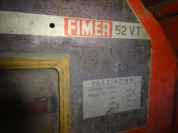 62#3380 Saldatrice per elettrodi Fimer e profilati in ferro in vendita - foto 8