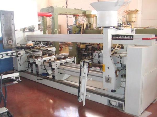 18#3388 Linea di foratura inseritura Morbidelli revisionata e verniciata a nuovo in vendita - foto 6