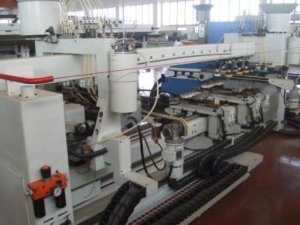 18#3388 Linea di foratura inseritura Morbidelli revisionata e verniciata a nuovo in vendita - foto 9