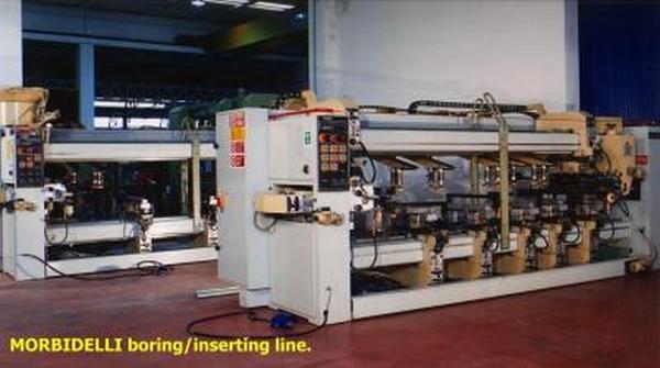 19#3388 Linea di foratura spinatura Morbidelli in vendita - foto 1