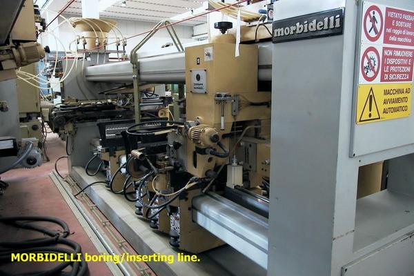 19#3388 Linea di foratura spinatura Morbidelli in vendita - foto 3