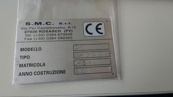 2#3397 Macchina doppia contrapposta Sm Eurodoor Cnc in vendita - foto 10
