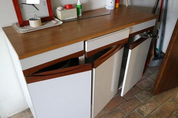 4#3413 Tavolo artigianale in noce e arredamento in vendita - foto 11