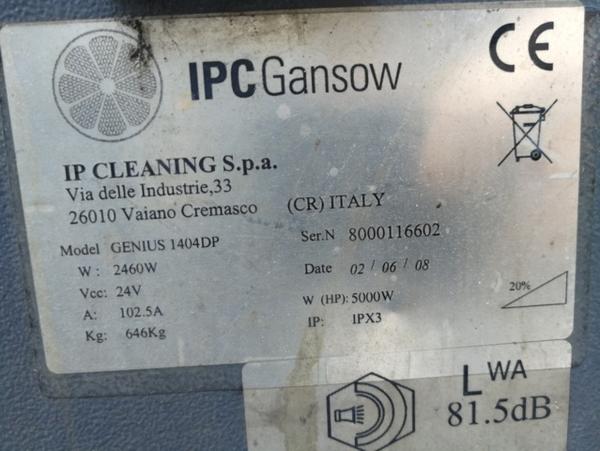 1#3418 Spazzatrice industriale Ipc Gansow in vendita - foto 3