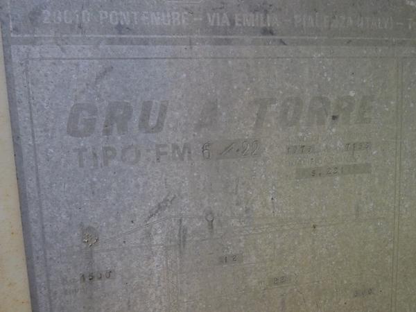 2#3419 Gru a torre Comedil e Fm in vendita - foto 13
