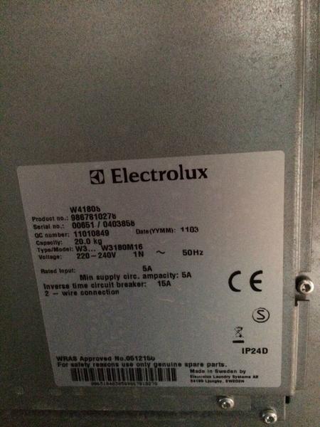14#3422 Macchine lavacentrifughe con essicatoi Electrolux in vendita - foto 11