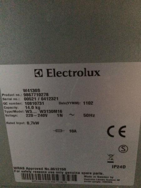 14#3422 Macchine lavacentrifughe con essicatoi Electrolux in vendita - foto 13