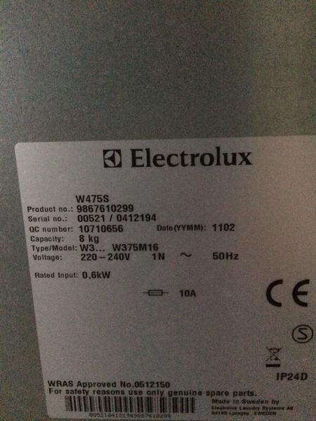 14#3422 Macchine lavacentrifughe con essicatoi Electrolux in vendita - foto 14