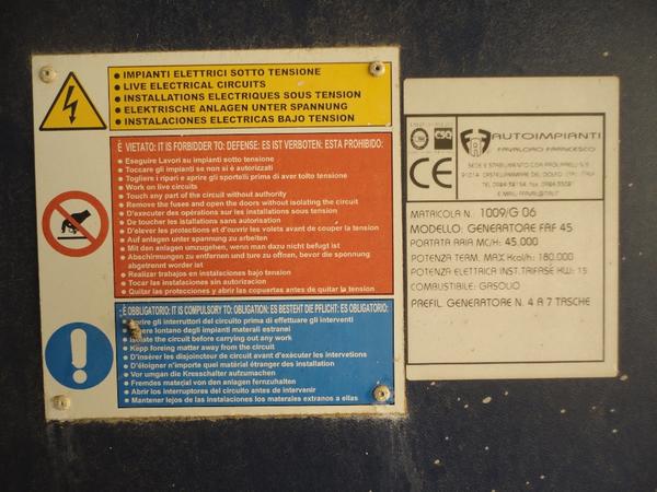 3#3429 Cabina di verniciatura e sistema di filtraggio in vendita - foto 13
