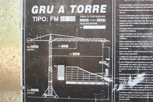 5#3430 Gru a torre Fm in vendita - foto 4