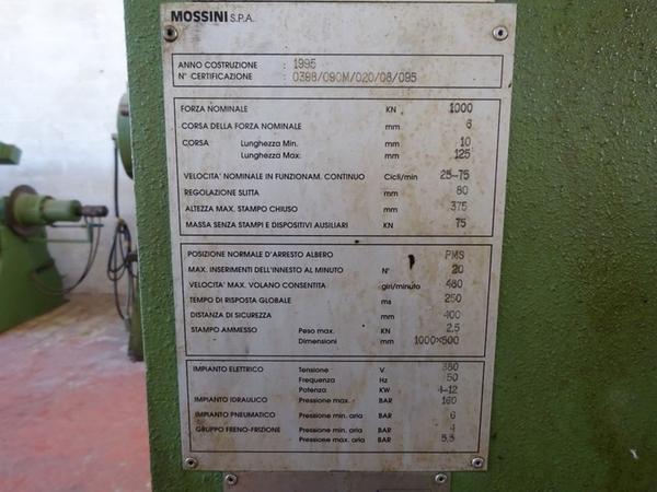20#3432 Pressa Mossini Presse in vendita - foto 7