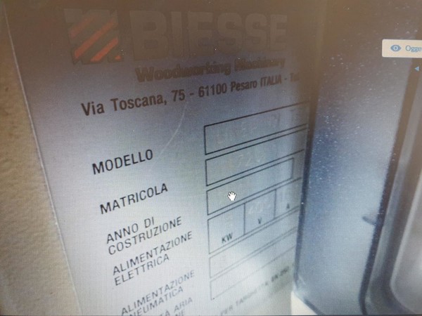 18#3435 Forainseritrici Biesse Insider kb2 in vendita - foto 7