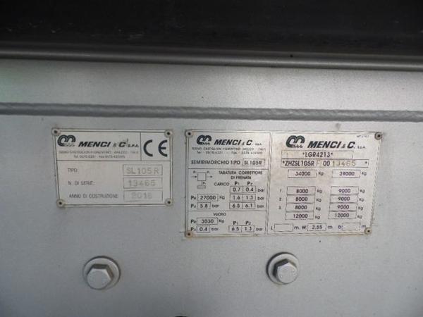 10#3437 Rimorchio Menci SL105R in vendita - foto 6