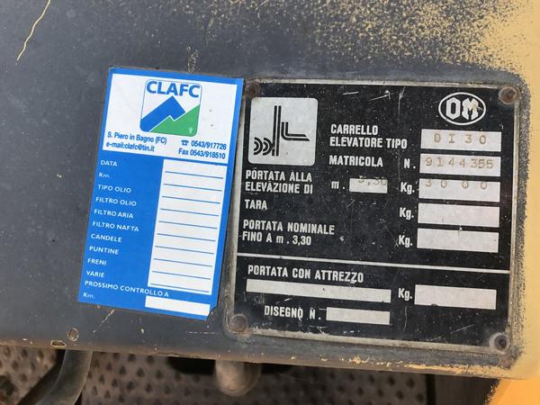 49021#3450 Carrello elevatore OM 30 in vendita - foto 4