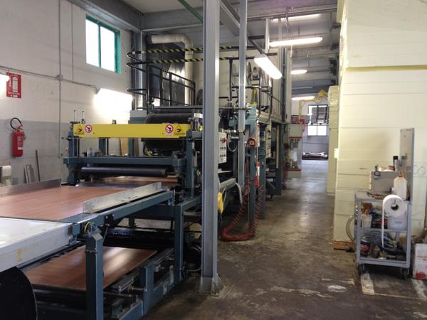 1#3456 Linea di incollaggio per la produzione in continuo di pannelli sandwich termoisolanti in vendita - foto 1