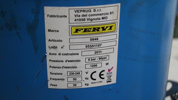 1#3457 Trapani a colonna Valex e sabbiatrice Fervi in vendita - foto 30