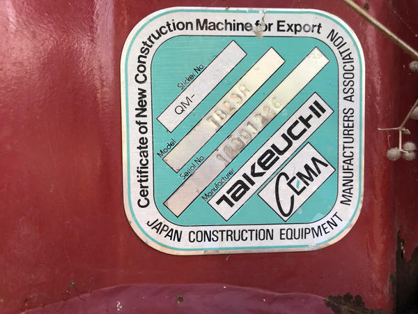 1#3475 Mini escavatore cingolato Takeuchi TB23R in vendita - foto 8