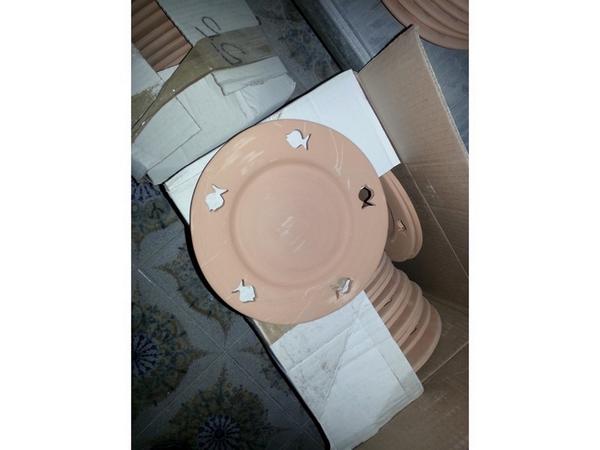 2#3522 Piatti in terracotta grezza e smaltata in vendita - foto 2