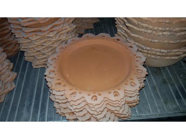 2#3522 Piatti in terracotta grezza e smaltata in vendita - foto 13