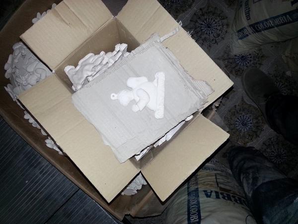 6#3522 Oggettistica di terracotta in pasta bianca in vendita - foto 4