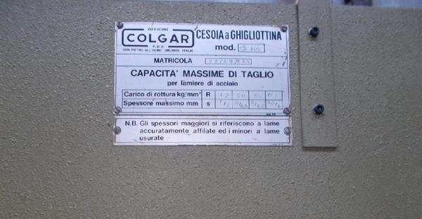 14#3528 Cesoia Colgar da 4000x7,5 in vendita - foto 3