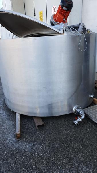 20#3529 Cisterna con doppia camera in inox con agitatore in vendita - foto 2