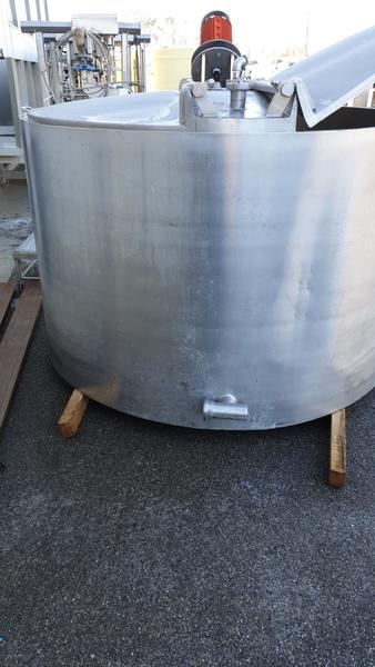 20#3529 Cisterna con doppia camera in inox con agitatore in vendita - foto 7