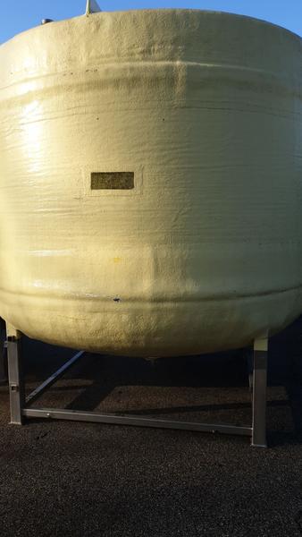 24#3529 N.2 cisterne in vetroresina con telaio inox in vendita - foto 4