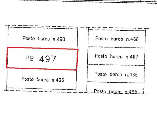 1773#3540 Posto barca PORTO TURISTICO DI ROMA n 497 con posto auto 1688 in vendita - foto 6