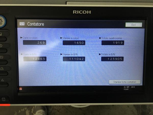 13#3558 Ricoh MPC3003 in vendita - foto 18