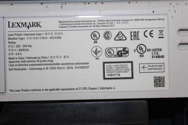 5#3558 Stampante Lexmark in vendita - foto 10