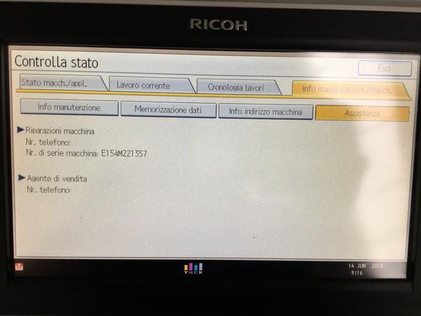 7#3558 Ricoh MPC3003 in vendita - foto 16