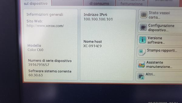 12#3559 Xerox Color C60  Printer in vendita - foto 3