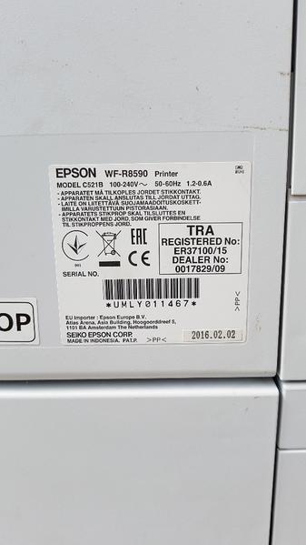 20#3559 Epson WF-R8590 in vendita - foto 6