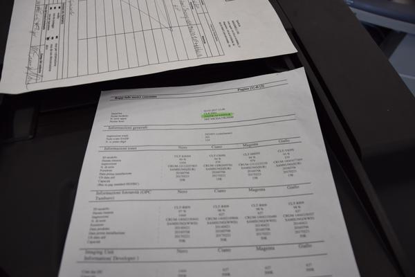25#3559 Samsung CLX-9201NA Plotter HP T120 in vendita - foto 31