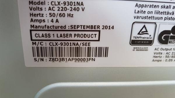6#3559 Samsung CLX 9301 NA in vendita - foto 6