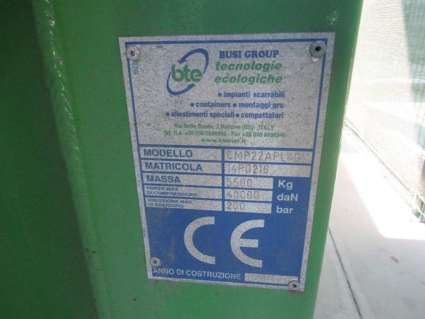 2092#3561 Compattatore scarrabile BTE in vendita - foto 2
