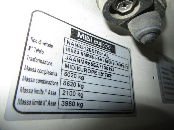 70#3561 Autocompattatore Isuzu M 50 Evolution in vendita - foto 20
