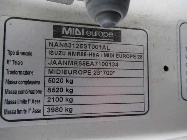 71#3561 Autocompattatore Isuzu M 50 Evolution in vendita - foto 26